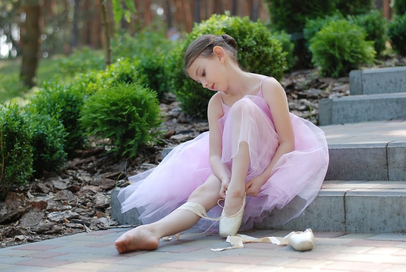 Dancers practicing expressive movement